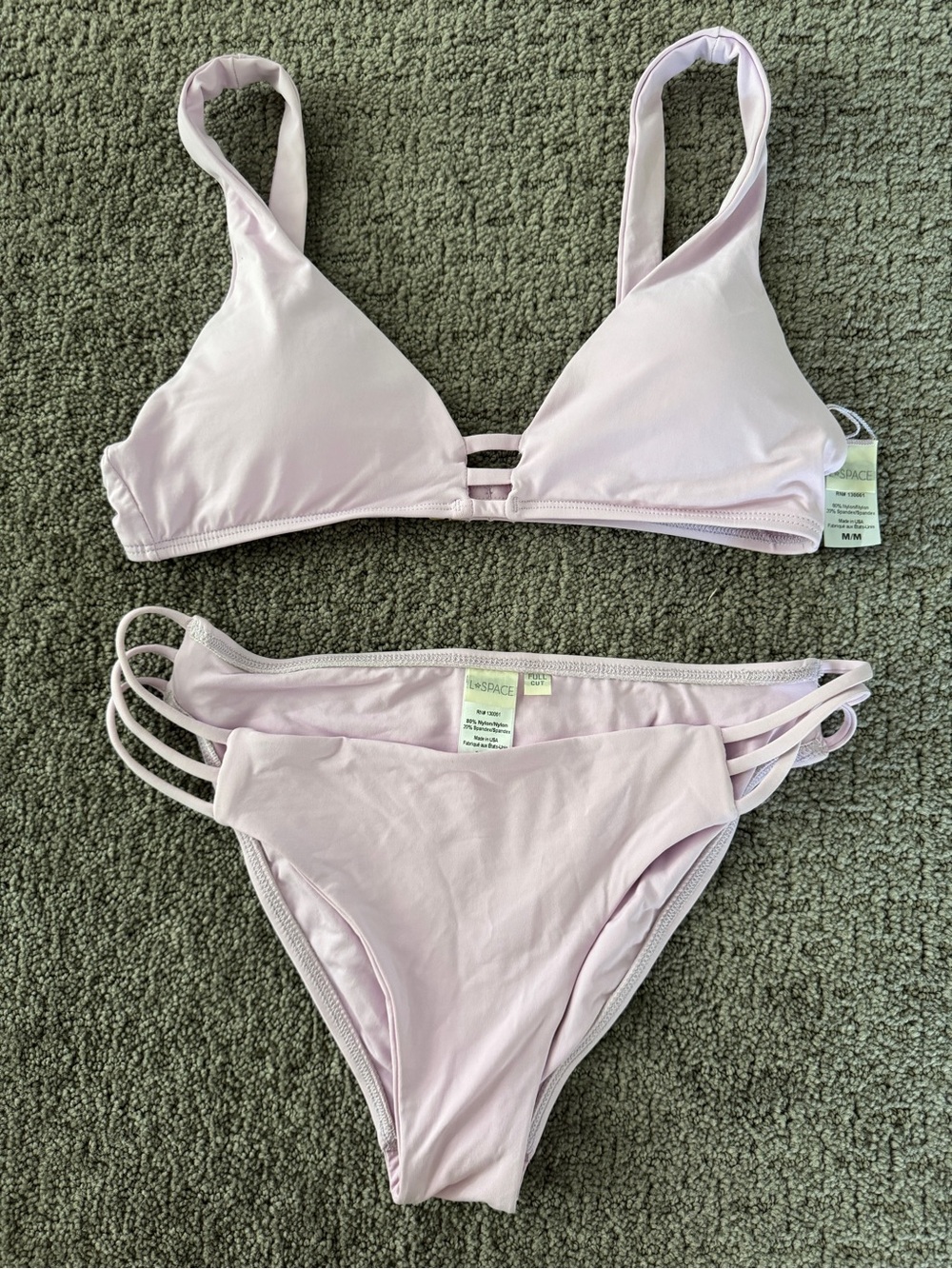 l*space lilac Triangle Bikini Set